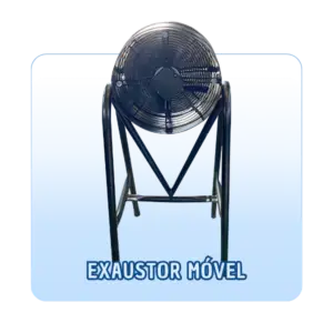 Exaustor Semi-Industrial Móvel - Diâmetro 40 cm
